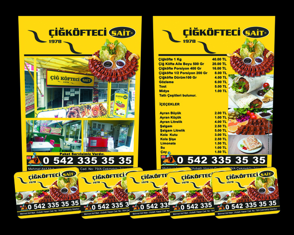 Broş&uuml;r A/5 Ebatında 130 gr. Kuşe &Ccedil;ift Y&ouml;n Renkli